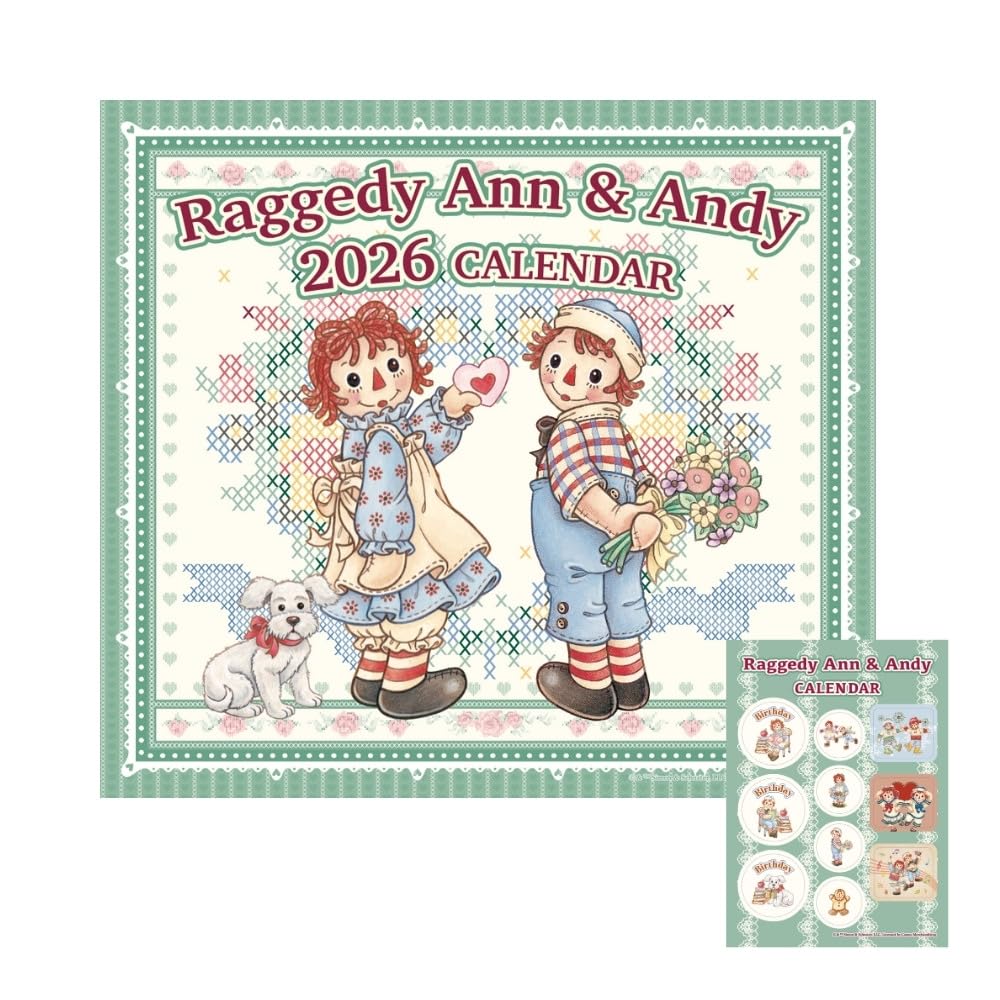 Amazon | ラガディ・アン＆アンディ 2026年壁掛けカレンダー メーカー